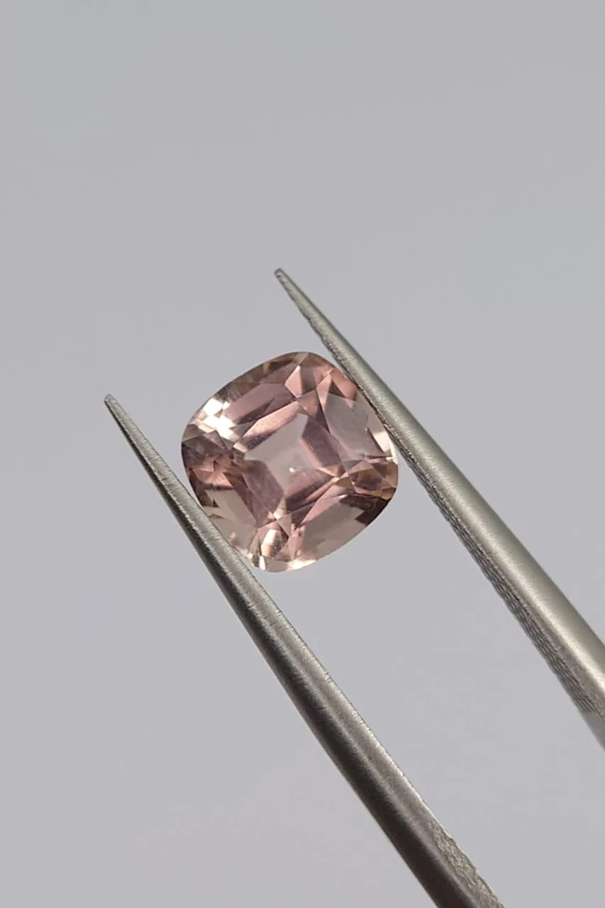 1.4ct Natural Tourmaline Cushion Cut From Afghanistan — view 2